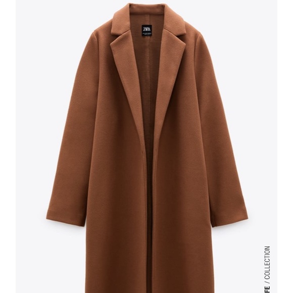 Brown Zara coat, size small. Also fits size xsmall. - Picture 4 of 5